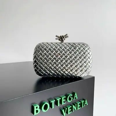 Bottega Veneta knot clutch