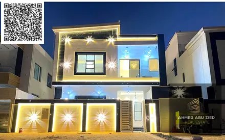 Luxury 6BR Villa for Rent in Al Yasmeen Ajman | Separate Majlis & Maid's Room | Elite Location | AE