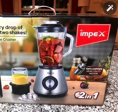 Impex 2-in-1 Blender with Grinder - Brand New in Box