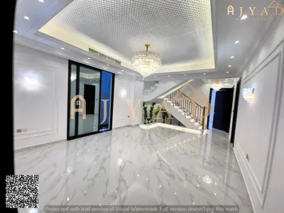 For sale: residential villa in Al Helio 2 Ajman, 4 master bedrooms, 2 halls and majlis, maid's room