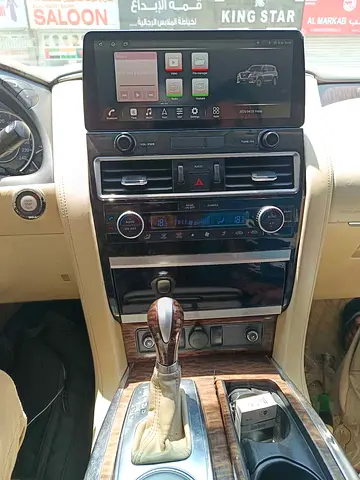 Nissan Patrol Navigation Screen with Apple Carplay