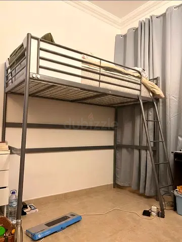 IKEA metal loft bed single size Used good condition