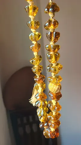 Decorative Amber Prayer Beads