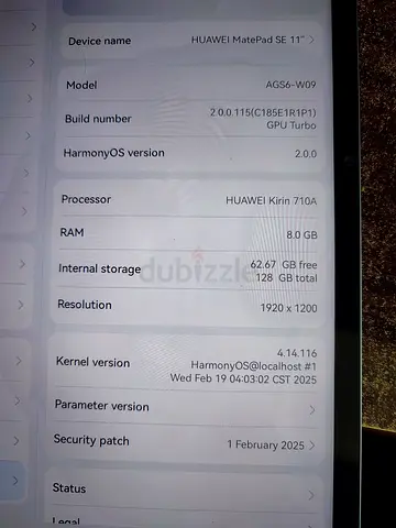 Huawei MatePad SE 11 (8GB RAM, 128GB) - Lightly Used