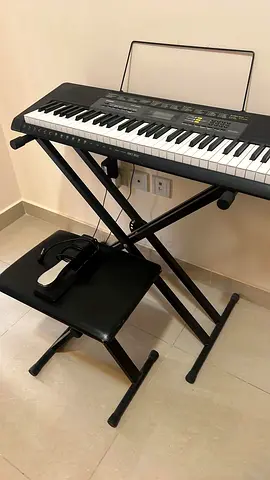 Casio Electric Keyboard with Sustain Pedal