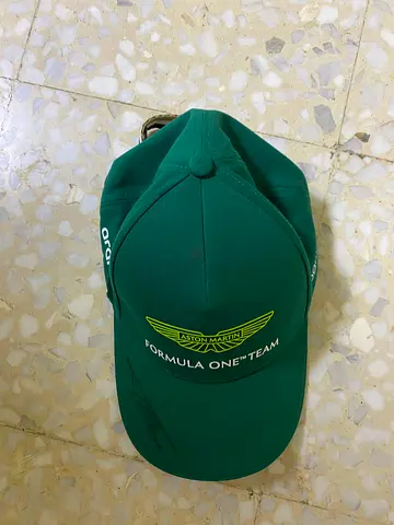 Signed Fernando Alonso Aston Martin cap