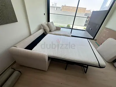 Ikea Gronlid L shape sofa bed Beige Excellent Condition