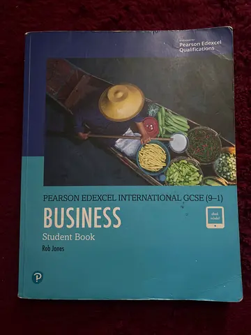 Pearson Edexcel International GCSE Business (9-1) - Student Book