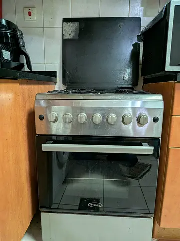 4 burner freestanding gas oven and stovetop - stainless steel