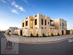 For sale, a villa in Ajman Al Helio, 5 master rooms, a Majles room, a hall, maid room, freehold for
