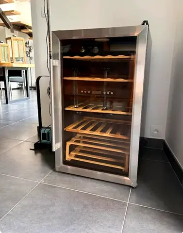 Hoover daul zone temperature wine fridge