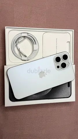 Iphone 15 promax 256gb white titanium