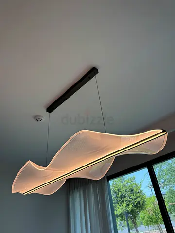 Modern Wave Pendant Light - LED Hanging Fixture