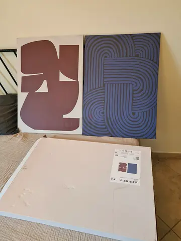 IKEA PJATTERYD Modern Abstract Wall Art Set brand new