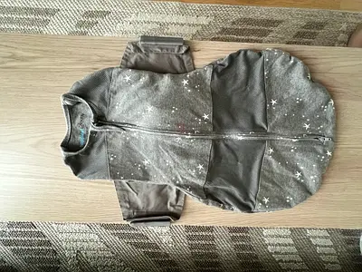 Happiest Baby SNOO Sleep Sack - 100% Organic Cotton Baby Swaddle Blanket. Small, grey