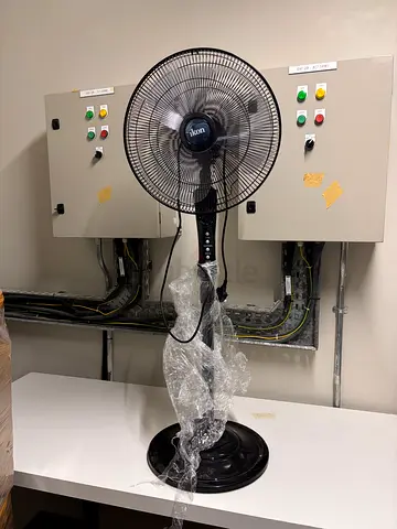 Ikon Black Pedestal / Stand Fan – Working Condition
