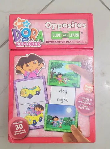 Dora the Explorer: Opposites Slide  Learn Interactive Flash Cards (Ages 3-6)