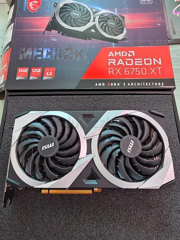 MSI AMD Radeon RX 6750 XT Mech 12GB - Excellent Condition
