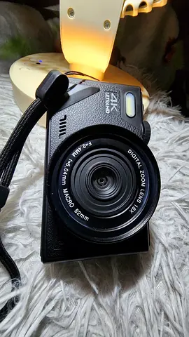 4K Ultra HD Digital Camera with 18x Digital Zoom and 52mm Macro Lens
