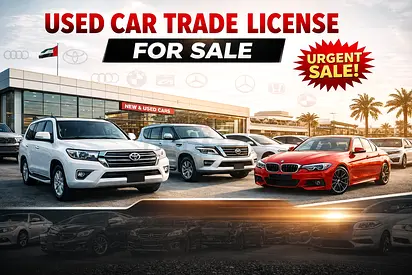 Used Car Trade License for Sale - Dubai (Ready  Transferable)