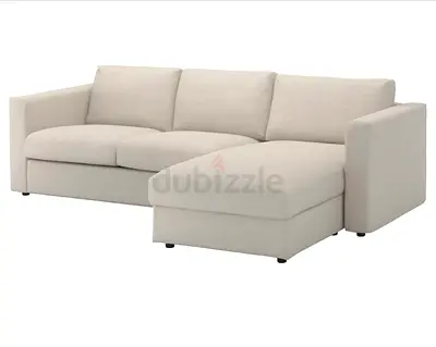 Ikea L-shaped 3-seater sofa for sale