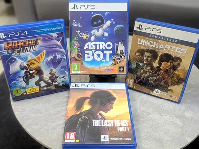 The Last of Us Part 1, Uncharted Collection, Astro Bot, Ratchet and Clank