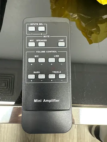 Compact Mini Amplifier with Remote - Good Working Condition