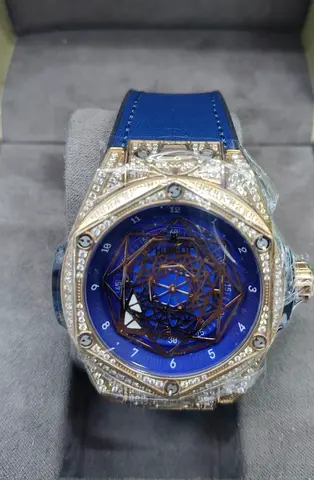 Hublot Big Bang Sang Bleu Super Master Clone 1.1 Watch