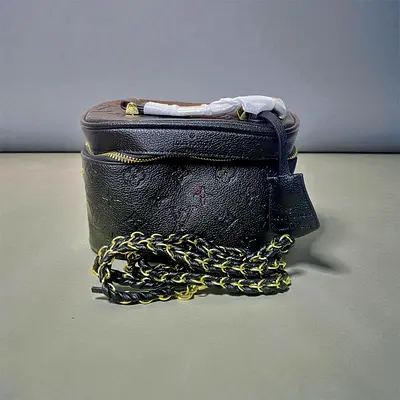 Louis Vuitton Vanity PM Black Monogram Empreinte Leather