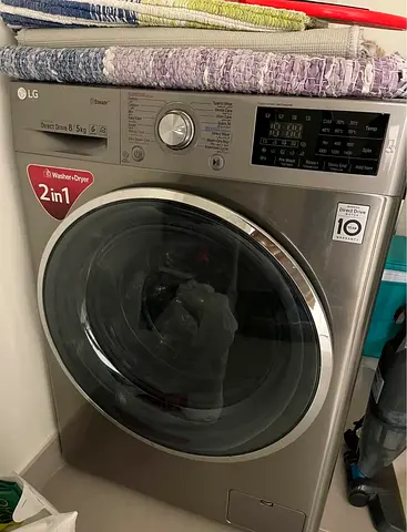 Lg 8 kg washer and 5 kg dryer 2 in one latest model slightly used