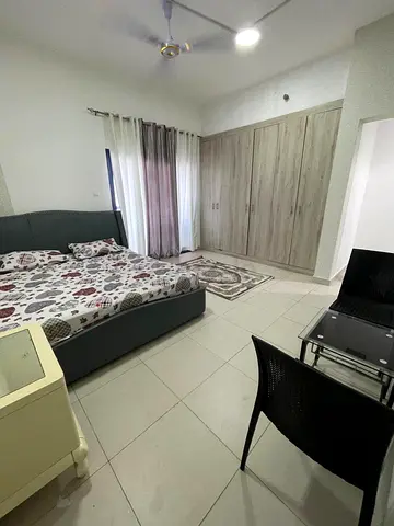 Master family room with attached washroom and balcony alnahda1 rent