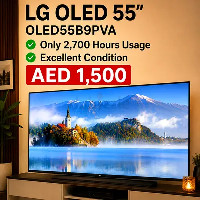 LG 55 OLED TV (OLED55B9PVA) - 2,700 hrs, Excellent Condition