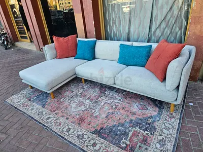Cratebarrel Sectional Wells Sofa with chaise