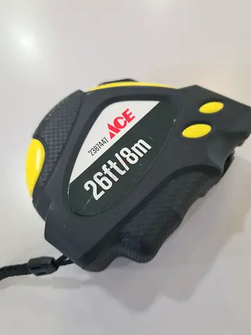 ACE 8m / 26ft Retractable Measuring Tape heavy-duty