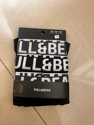 PullBear mens black boxer briefs - new with tag, size M