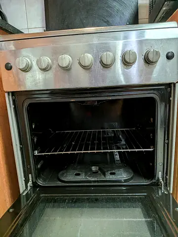 4 burner freestanding gas oven and stovetop - stainless steel