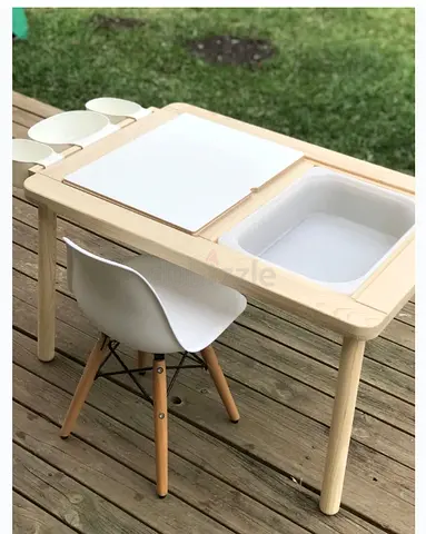 🌈 IKEA FLISAT Kids Activity Table with Storage Bins