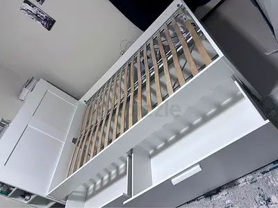 Ikea bed and mattress/queen size