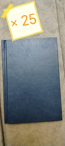 25 Plain Hardcover Notebooks (Blue)