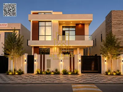 فيلا فاخرة 5 غرف نوم في الزاهية بتشطيبات سوبر ديلوكس تصميم عصري موقع مميز قريبة من جميع الخدمات مناسبة للسكن العائلي الراقي