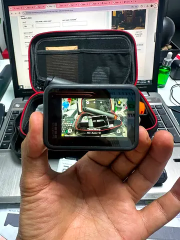 GoPro Hero 10  action camera with hard case - good working condition