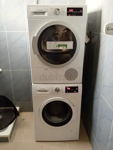 Bosch Washer and Dryer Stacked Set