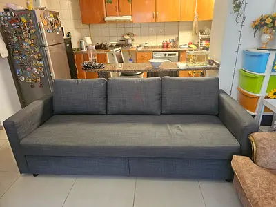 IKEA grey sofa cum bed
