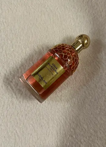 Guerlain Aqua Allegoria florabloom forte perfume — partially used bottle