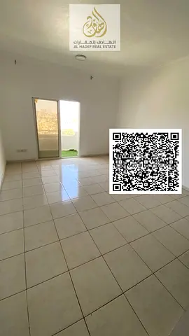For annual rent in Al Rashidiya: 3 bedrooms, living room, bathroom, balcony, and built-in wardrobes