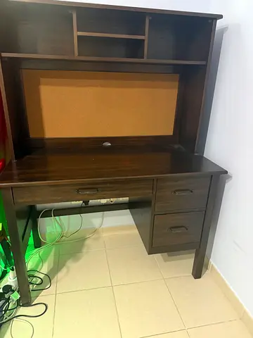 Pottery barn kids desk with shelves