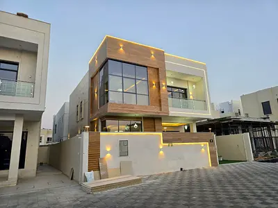 🏡✨ **For rent, first occupancy luxury villa in Al Zahia | 6 Master Bedrooms with Central Air Conditioning at an Attractive Price of AED 125,000** ✨🏡