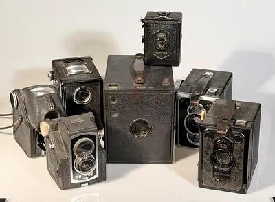 Vintage Box Cameras Collection