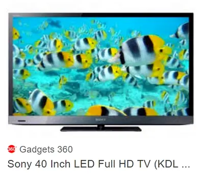 Sony Television Bravia KDL-40EX520 LED