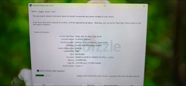 Lenovo Legion Pro 5 Core i9 32GB 1TB RTX 4070 8GB VRAM